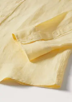 پیراهن مردانه زرد منگو