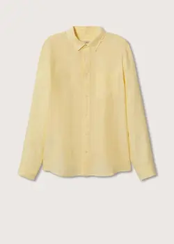 پیراهن مردانه زرد منگو