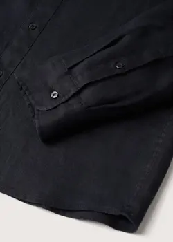 پیراهن مردانه مشکی منگو