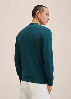 پلیور مردانه آبی منگو