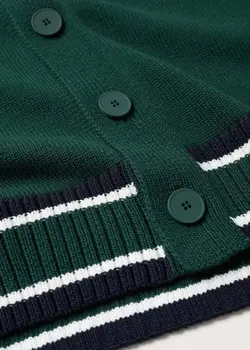 پلیور مردانه سبز تیره منگو