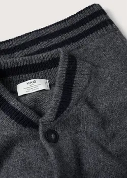 ٰژاکت مردانه خاکستری منگو