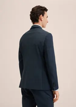 کت بلیزر سرمه ای منگو