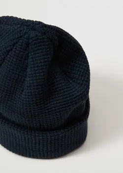 کلاه بافت مردانه سرمه ای منگو