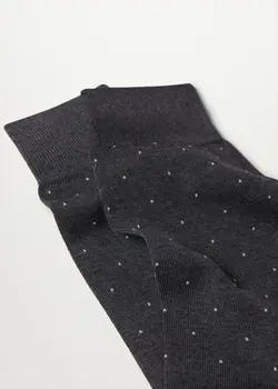 جوراب مردانه خاکستری منگو