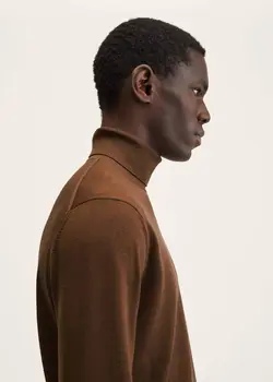 پلیور مردانه قهوه ای منگو