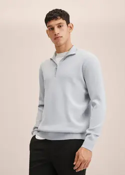 پلیور مردانه آبی منگو