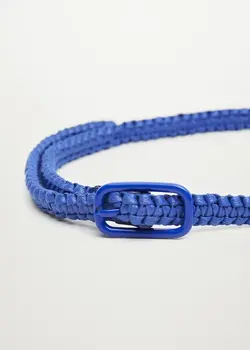 کمربند زنانه آبی منگو