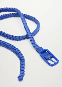 کمربند زنانه آبی منگو