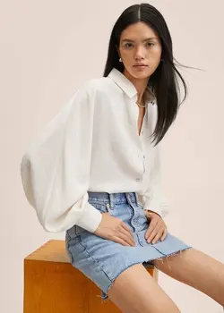 دامن زنانه آبی منگو