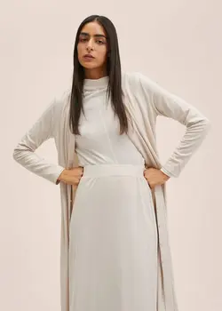 دامن زنانه بژ منگو