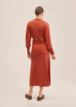 دامن زنانه آجری منگو