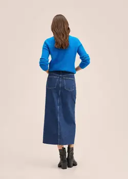 دامن زنانه آبی منگو