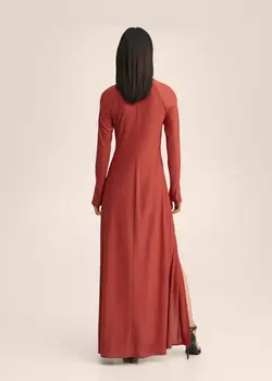 پیراهن بلند زنانه قرمز منگو