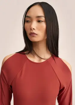 پیراهن بلند زنانه قرمز منگو