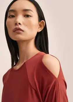 پیراهن بلند زنانه قرمز منگو