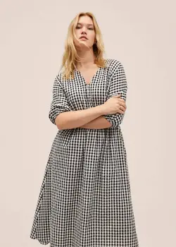 پیراهن بلند زنانه مشکی منگو