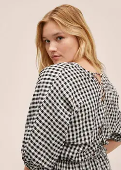 پیراهن بلند زنانه مشکی منگو