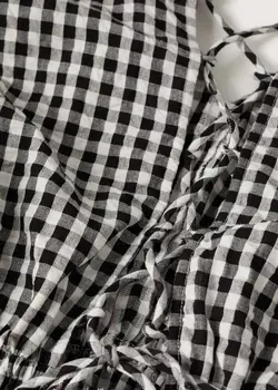 پیراهن بلند زنانه مشکی منگو