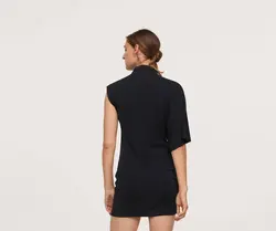 پیراهن کوتاه زنانه مشکی منگو