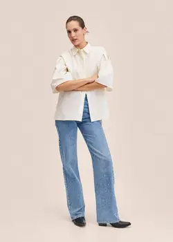 شومیز زنانه بژ منگو