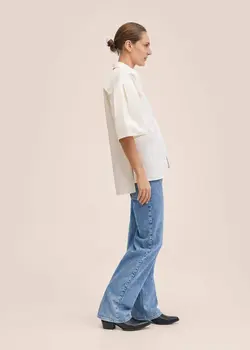 شومیز زنانه بژ منگو