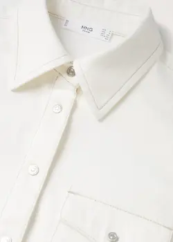 شومیز زنانه سفید منگو