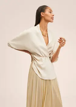 دامن زنانه زرد منگو