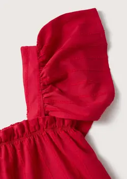 بلوز زنانه قرمز منگو