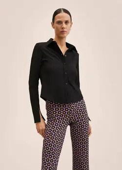 شومیز زنانه مشکی منگو