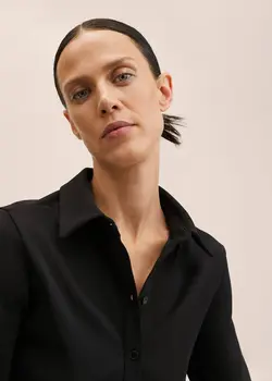 شومیز زنانه مشکی منگو