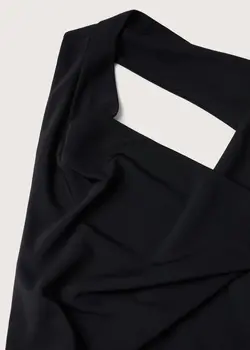 پیراهن بلند زنانه مشکی منگو