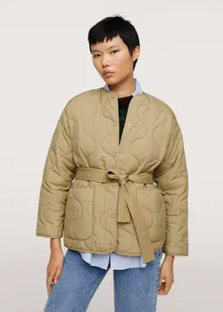 پافر زنانه خاکی منگو