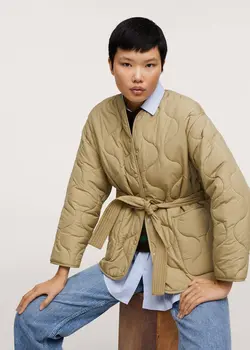 پافر زنانه خاکی منگو