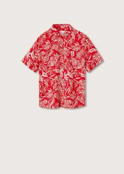 پیراهن پسرانه قرمز منگو