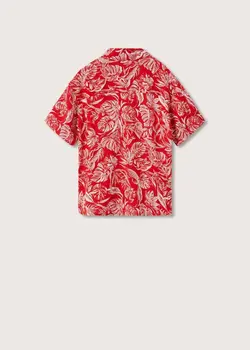 پیراهن پسرانه قرمز منگو