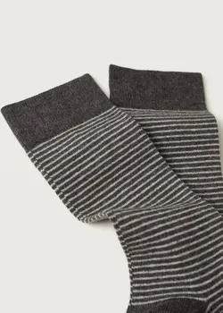 جوراب مردانه خاکستری منگو