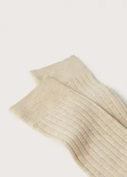 جوراب مردانه بژ منگو