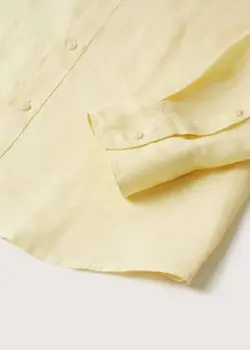 پیراهن مردانه  زرد منگو