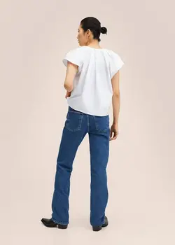 بلوز زنانه سفید منگو