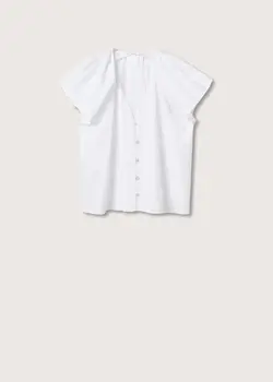 بلوز زنانه سفید منگو