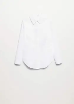 شومیز زنانه سفید تیره منگو