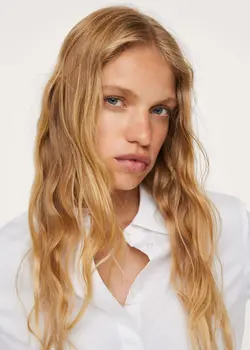 شومیز زنانه سفید تیره منگو