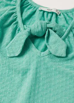 پیراهن کوتاه زنانه سبز منگو