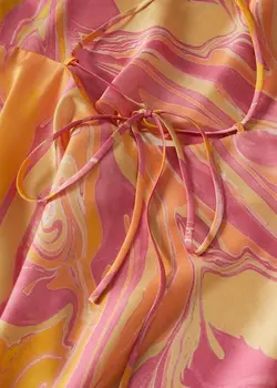 پیراهن کوتاه زنانه صورتی منگو