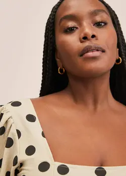 پیراهن کوتاه زنانه بژ منگو