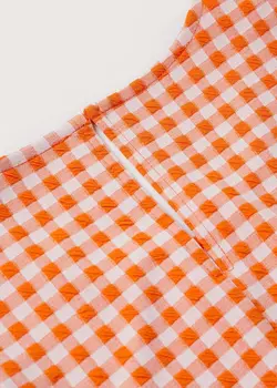 پیراهن کوتاه زنانه نارنجی منگو