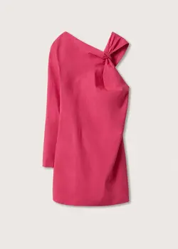 پیراهن کوتاه زنانه سرخابی منگو