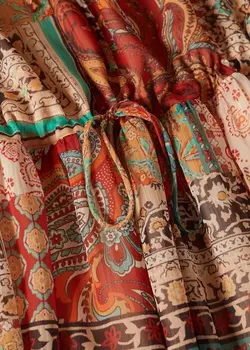 پیراهن کوتاه زنانه نارنجی منگو