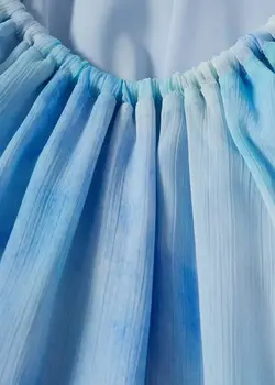 پیراهن کوتاه زنانه فیروزه ای منگو